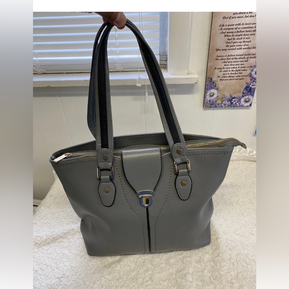 Women Fashion Handbags Shoulder Bag Gray